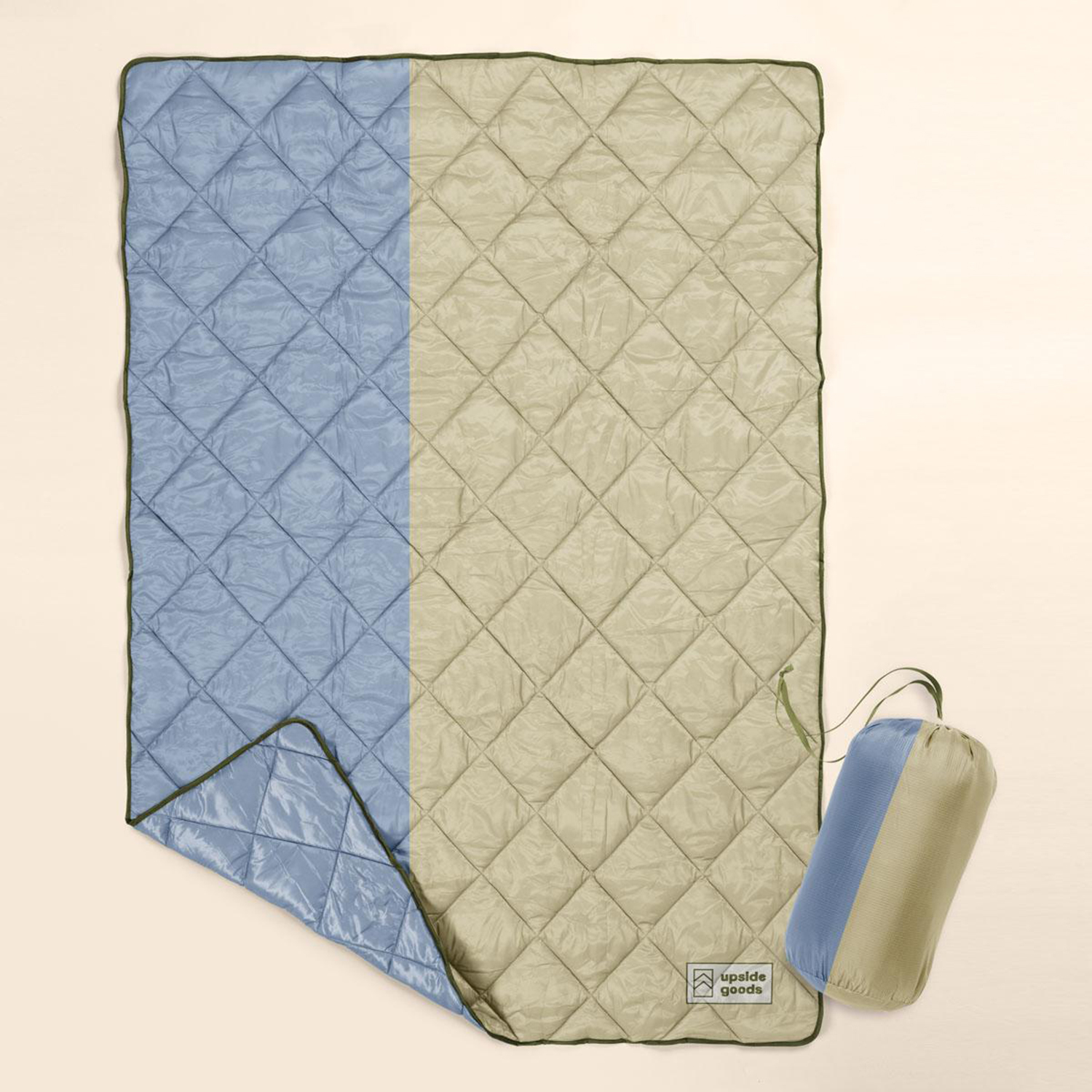 Custom Puffy Blankets with Drawstring Bgas